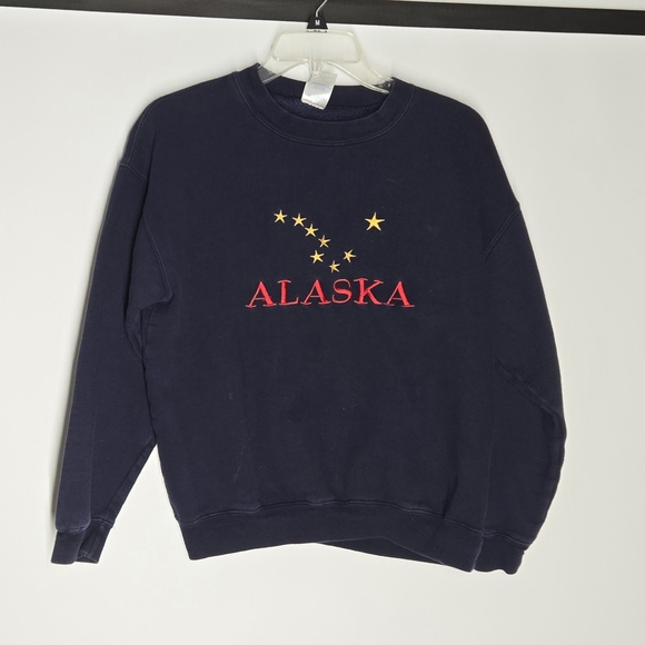 Teemax Sweaters - Alaska Navy Crew Neck Sweatshirt